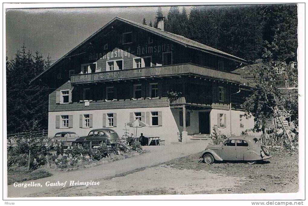 Ö-478   GARGELLEN : Gasthof Heimspitze ( Alte Auto's, Old Cars) - Altri & Non Classificati