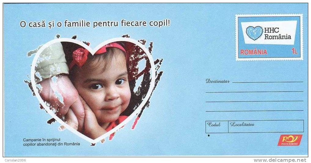 Romania / Postal Stationery / Hope And Homes For Children - UNICEF