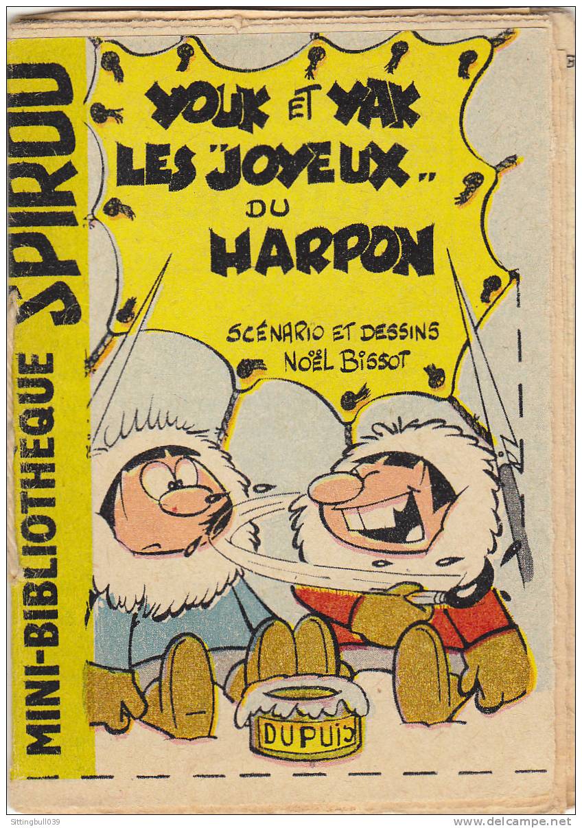 MINI-RECIT De SPIROU. N° 59. Youk Et Yak Les Joyeux Du Harpon. BISSOT. 1961. Dupuis Marcinelle. - Spirou Magazine