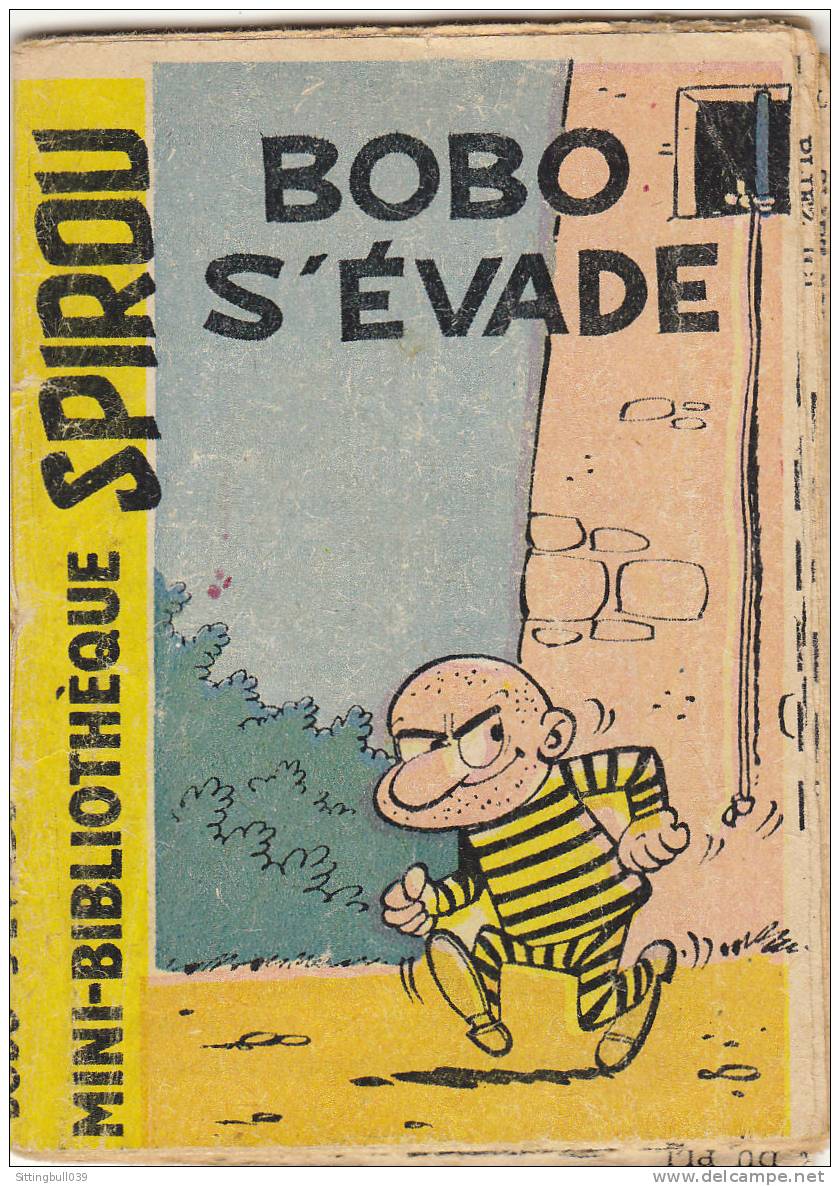 MINI-RECIT De SPIROU. N° 61. BOBO S'évade. DELIÈGE - ROSY. 1961. Dupuis Marcinelle. - Spirou Magazine