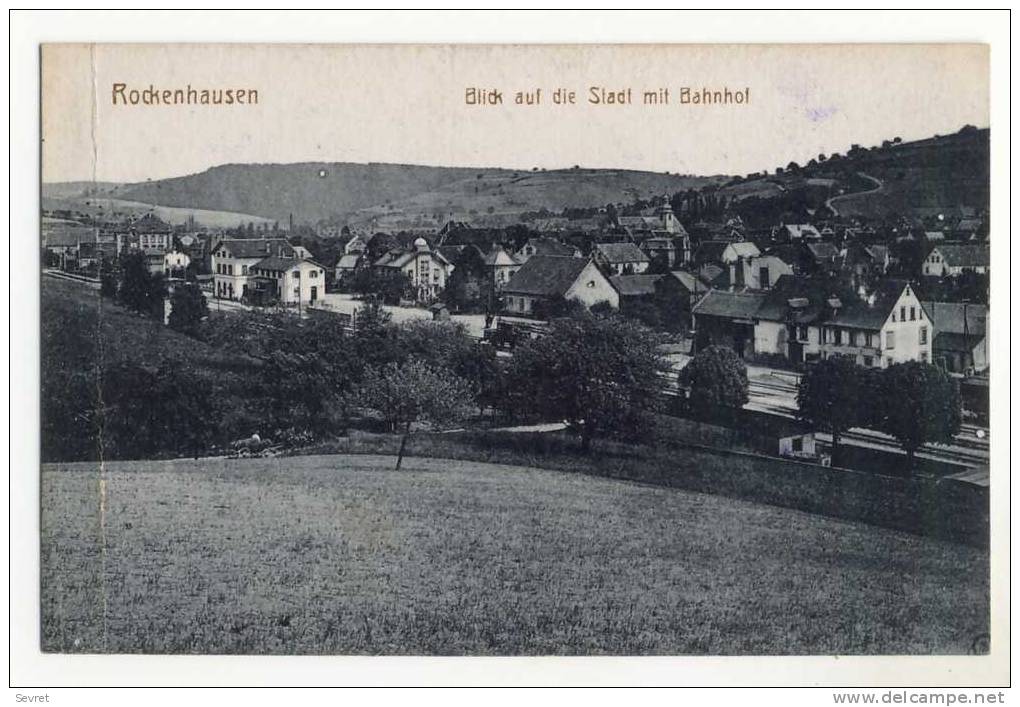 ROCKENHAUSEN  - Blick Auf Die Stadt Mit Bahnhof. - Rockenhausen