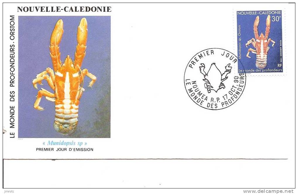 Lettre     FDC  1990   Monde Des Profondeurs (351) - Briefe U. Dokumente