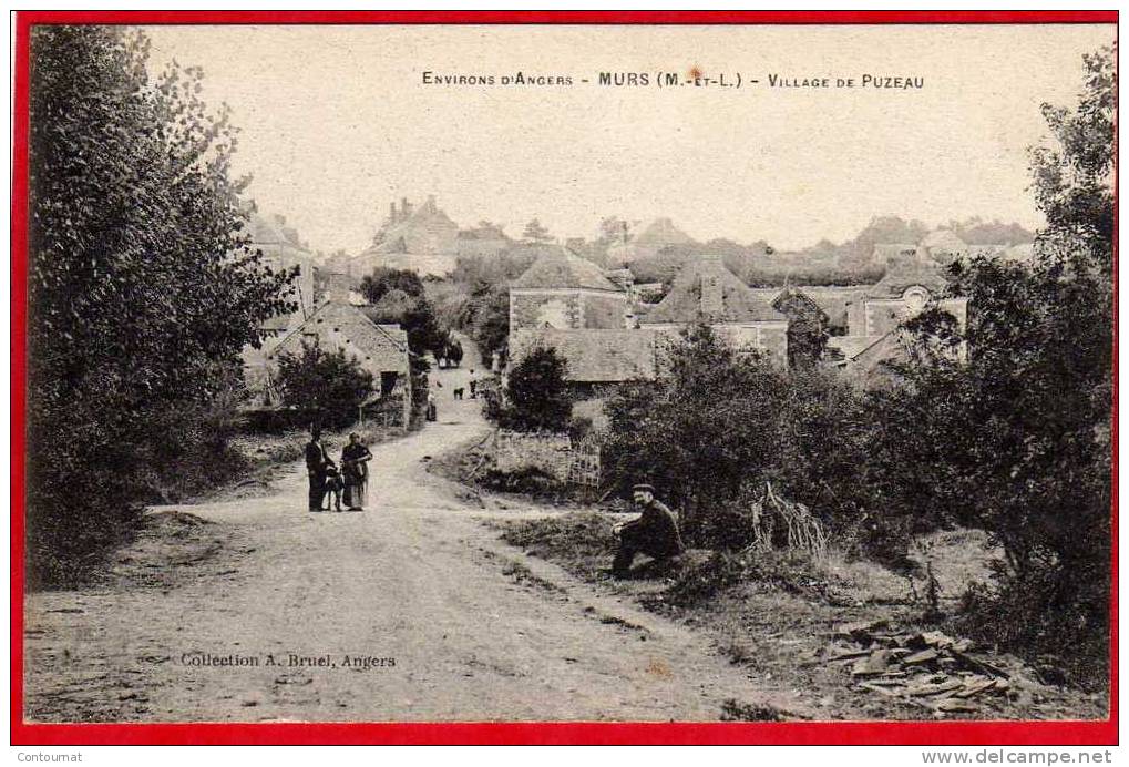 CPA 49 Village De PUZEAU - MURS ERIGNE  - Aux Environs D´Angers Dans Canton Des Ponts De Cé - Autres & Non Classés