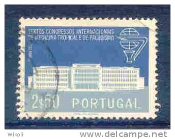 ! ! Portugal - 1958 Paludism Congress 2$50 - Af. 840 - Used - Used Stamps