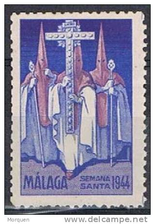 Viñeta Semana Santa 1944 . MALAGA. * - Errors & Oddities