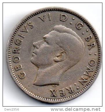 Pièce UK  De 2 Schilling 1949 - J. 1 Florin / 2 Shillings