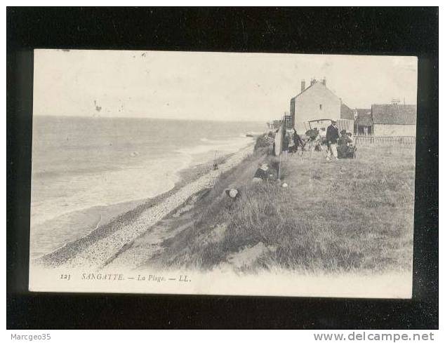 Sangatte La Plage édit.LL N° 123 Animée Villa - Sangatte