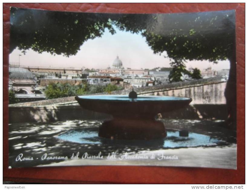 Roma - Panorama Dal Piazzale Dell´Accademia Di Francia - Parcs & Jardins