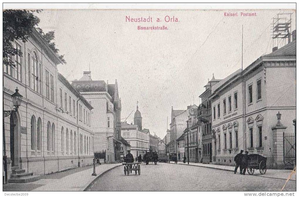 B20151 Neustadt A Orla Bismarckstrasse 1911 Used Perfect Shape ANY CUT On The Scan Comes From The SCANER - Neustadt / Orla