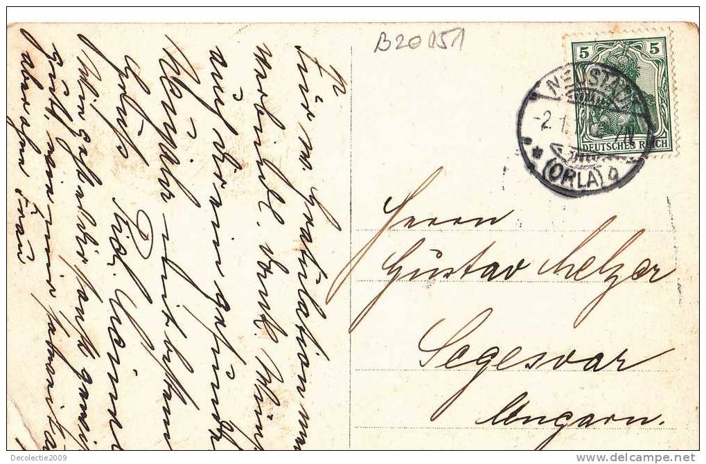 B20151 Neustadt A Orla Bismarckstrasse 1911 Used Perfect Shape ANY CUT On The Scan Comes From The SCANER - Neustadt / Orla