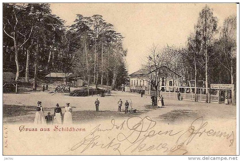 GRUSS AUS SCHILDHORN  (PERSONNAGES) REF 20716 - Charlottenburg