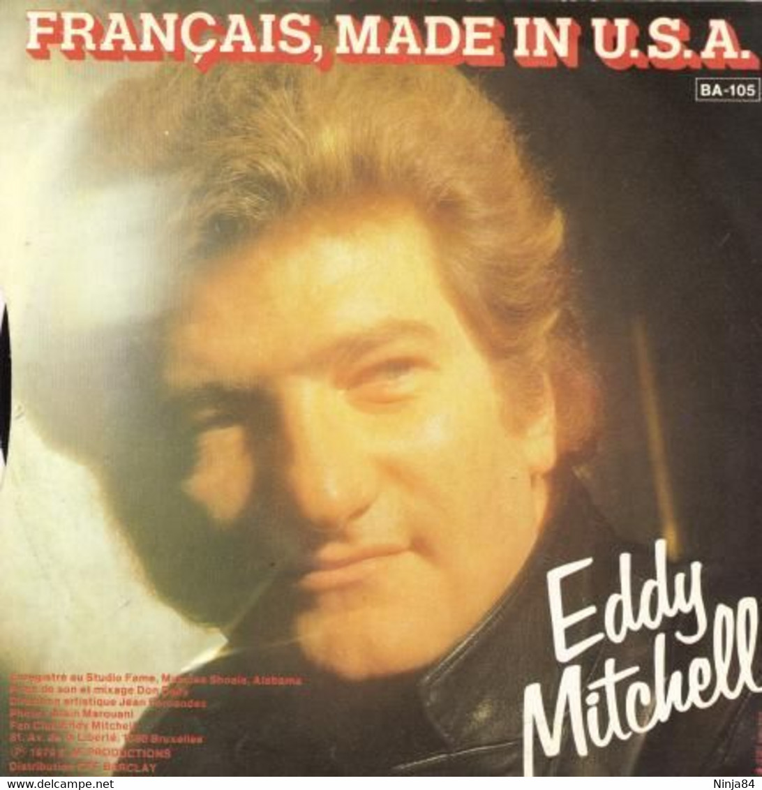 SP 45 RPM (7")  Eddy Mitchell / Chuck Berry  "  Ne Changeons Rien   " - Autres - Musique Française