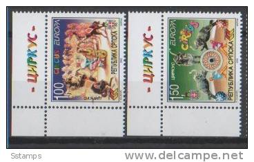 2002X  241-42 A  BOSNIA ERZEGOVINA REPUBLIKA SRPSKA 2002 EUROPA CEPT  SERBISCHE REPUBLIK   CIRKO MNH - 2002