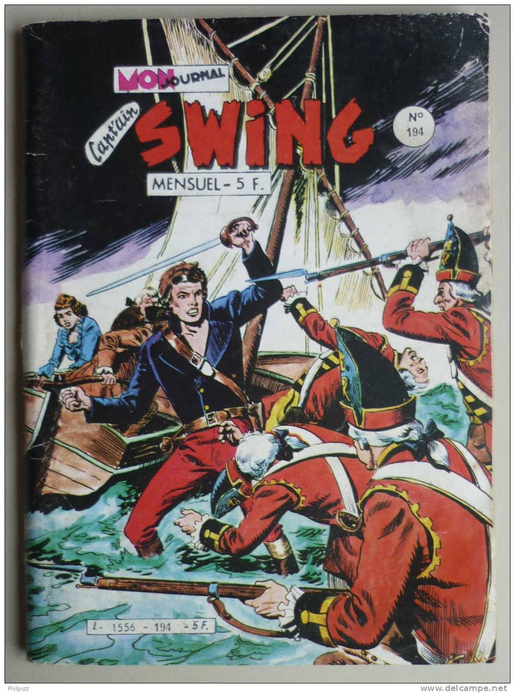 PETIT FORMAT PF CAP'TAIN SWING N° 194 MON JOURNAL PUMA NOIR - Captain Swing