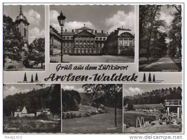 Arolsen Waldeck - Gruss Aus - Bad Arolsen