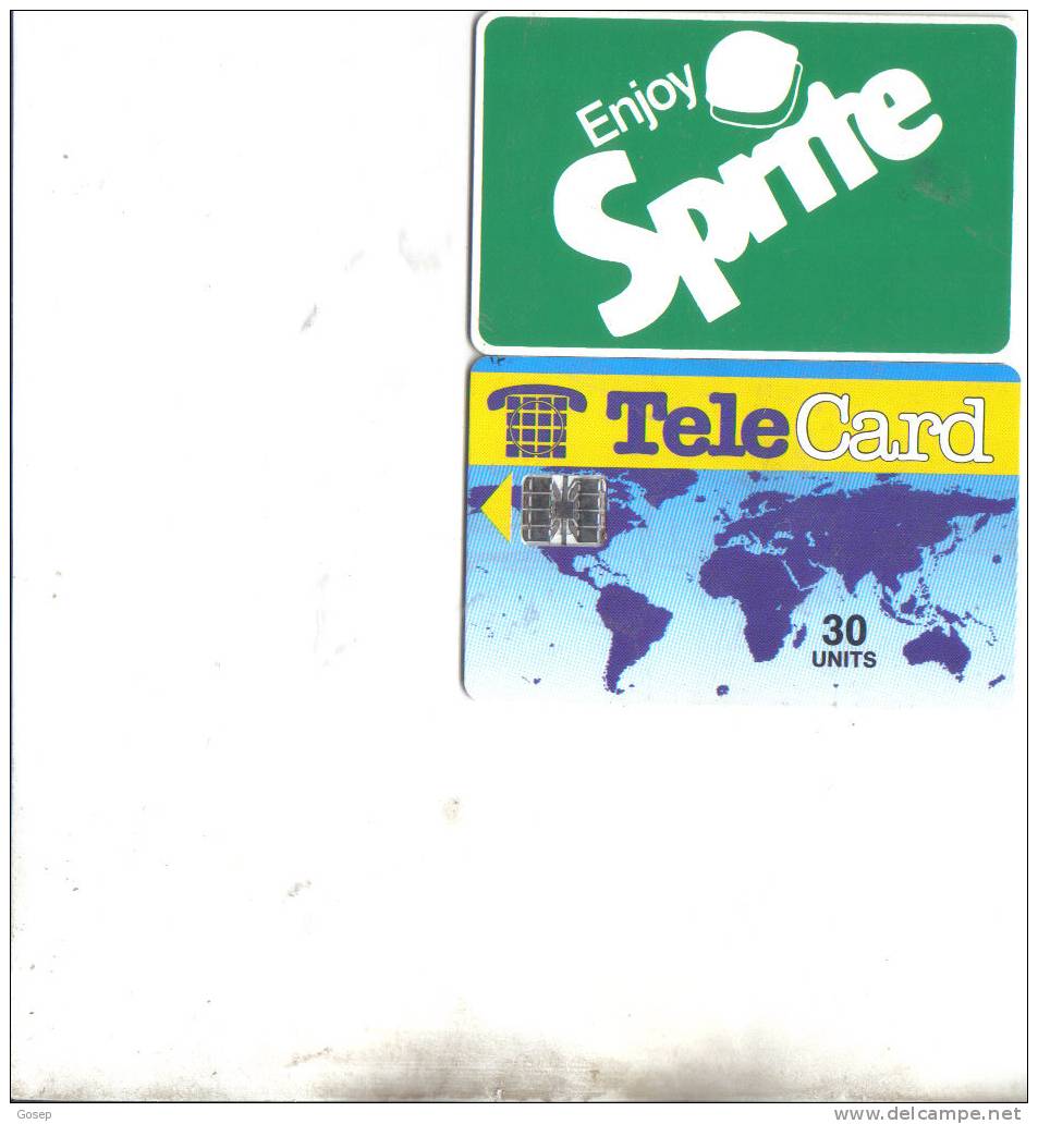 Pakistan-sprite Enjoy-30 Units-used Card+2 Prepiad Card Free - Pakistan