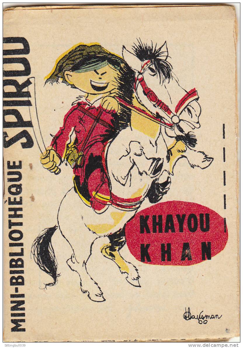 MINI-RECIT De SPIROU. N° 70. KHAYOU KHAN Par HAUSMAN. 1961. Dupuis Marcinelle. - Spirou Magazine