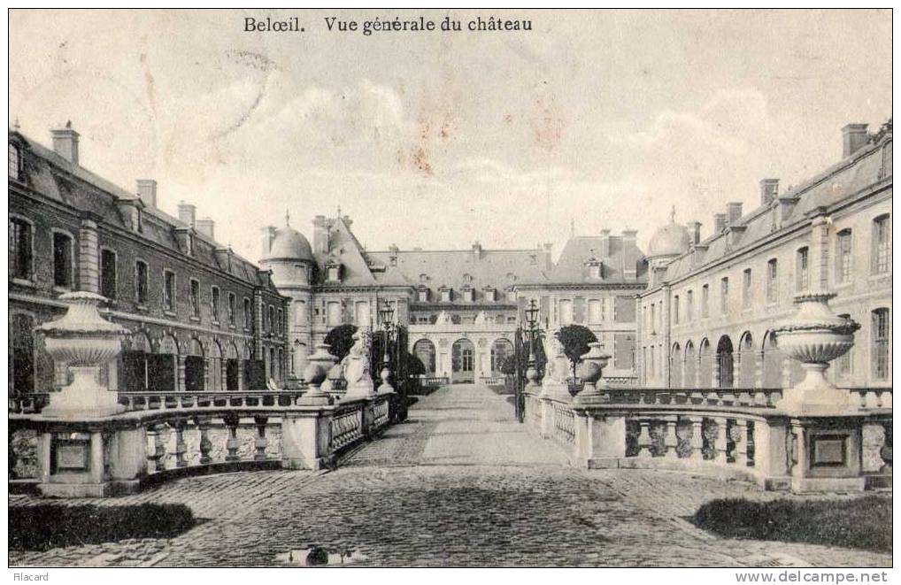 14553     Belgio,  Beloeil,  Vue Generale Du  Chateau,  VGSB  1913 - Beloeil