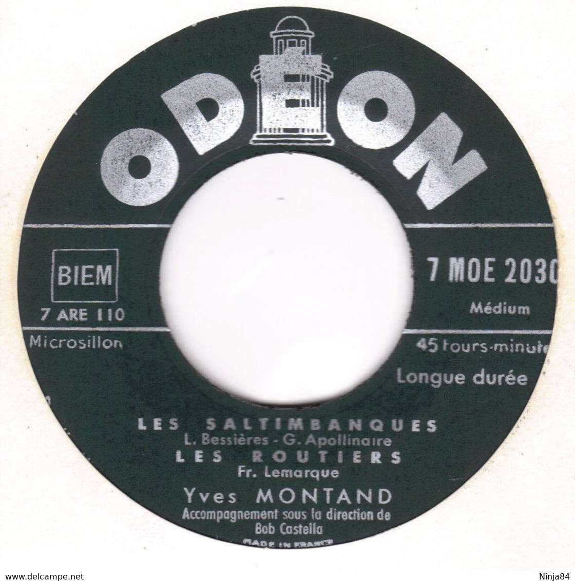 EP 45 RPM (7")  Yves Montand  "  Grands Boulevards  " - Other - French Music