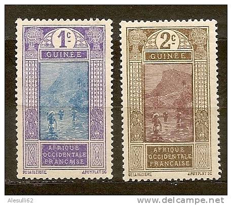 Guinée Française  Guinea Francese  N. 63/NSG -64/*- 1913/1917 -   LOT LOTTO - Ongebruikt