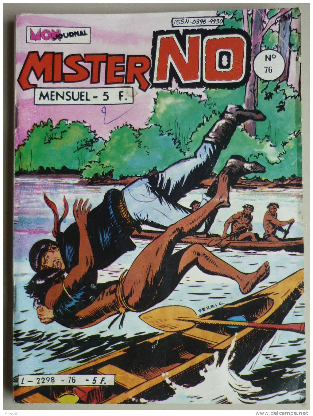 MISTER NO N° 076 (2) MON JOURNAL - Mister No