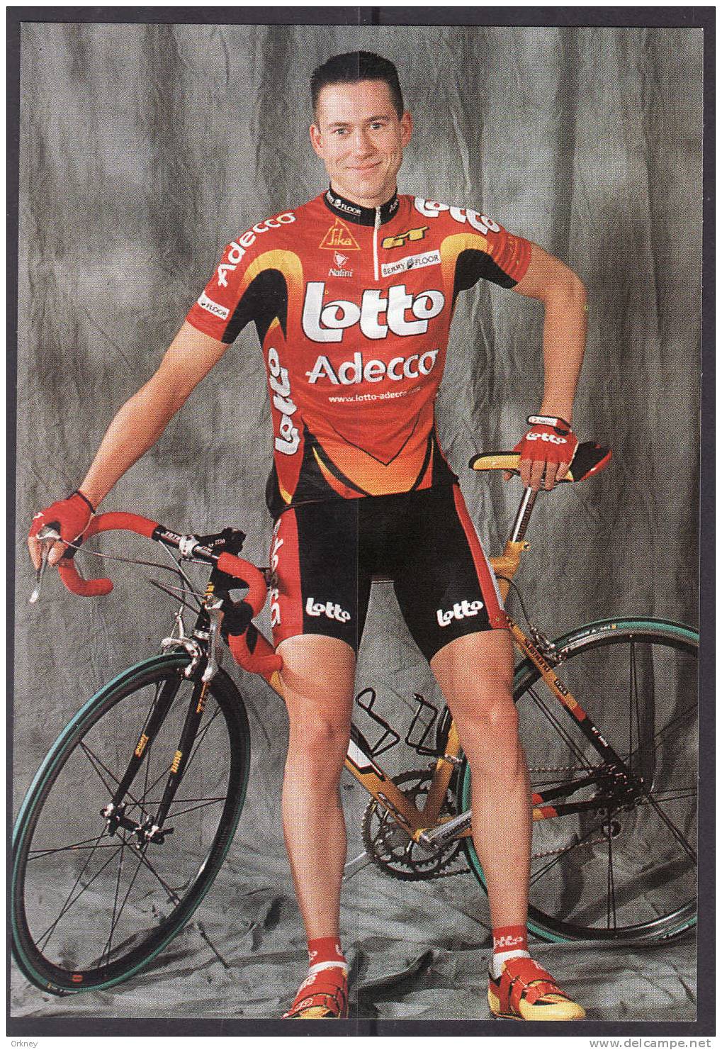 Wielerenner  Glenn D'Hollander 2001 Lotto Adeco - Cyclisme