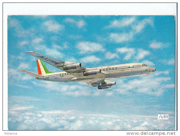 PO511A# AEREO DOUGLAS SUPER DC-8 - ALITALIA  No VG - 1946-....: Moderne