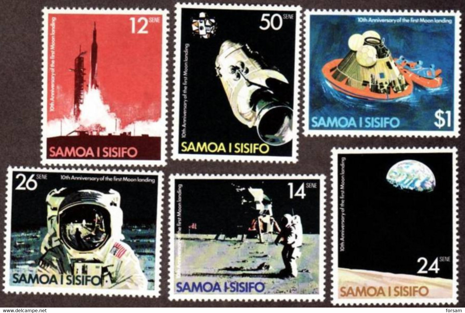 SAMOA..1979..Michel # 407-412...MNH...MiCV - 4 Euro. - Samoa (Staat)