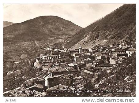 TERRANUOVA DI POLLINO  ( POTENZA ) PANORAMA  - 1963 - Potenza