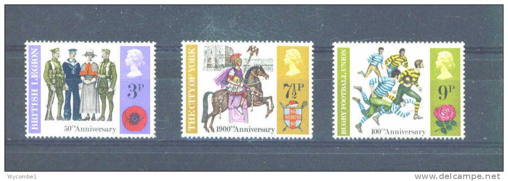 GREAT BRITAIN -  1971  Anniversaries  MM - Nuovi