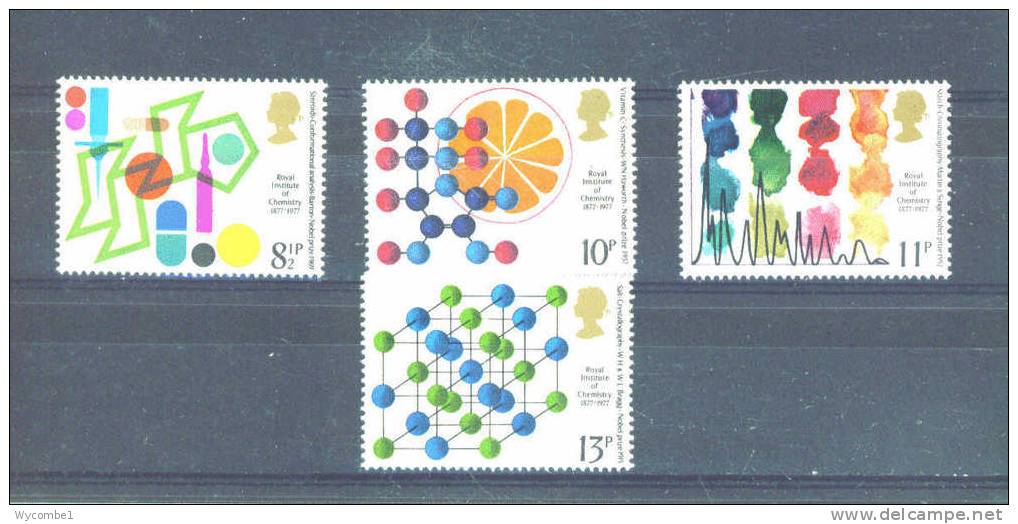 GREAT BRITAIN -  1977  Chemistry  MM - Ungebraucht