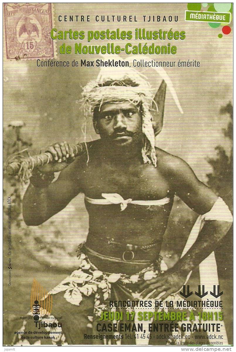 Nouvelle Calédonie - Centre Culturel TJIBAOU - Publicité De Spectacle/Conférence Sur Carte Postale Neuve (**) TB - New Caledonia