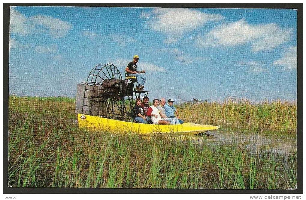 Airboats Everglades Hudson Family Orlando Florida 1988 - Orlando