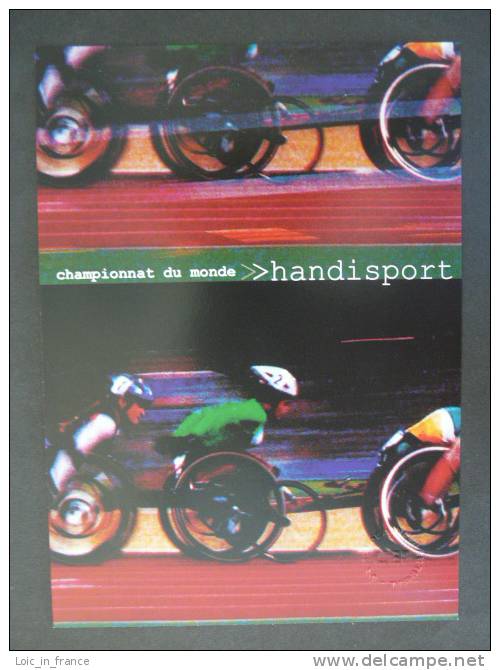Feuillet 16x21cm N° 28/2002 Handisport - Handisport