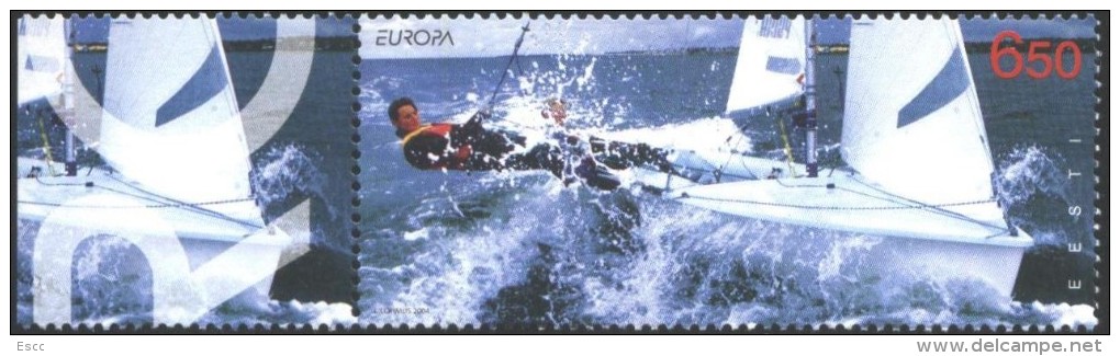 Mint Stamp Europa CEPT 2004 From Estonia - 2004