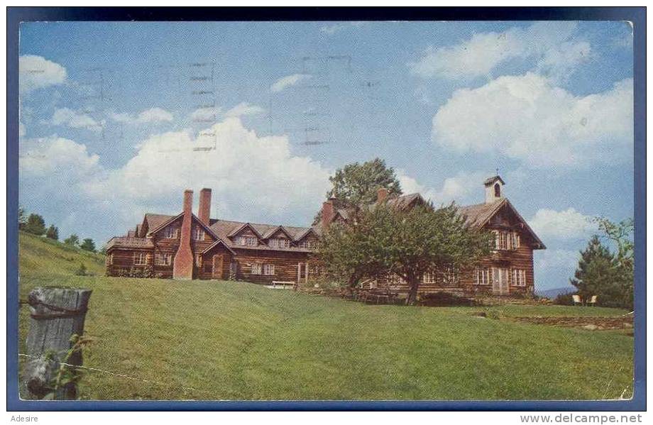 Vermont,Trapp Family Home At Stowe, Gel.um 1959, Seltene Frankierung, Stempel Burlington - Burlington