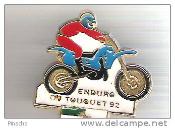 Pin's ENDURO DU TOUQUET 92 - Motorbikes