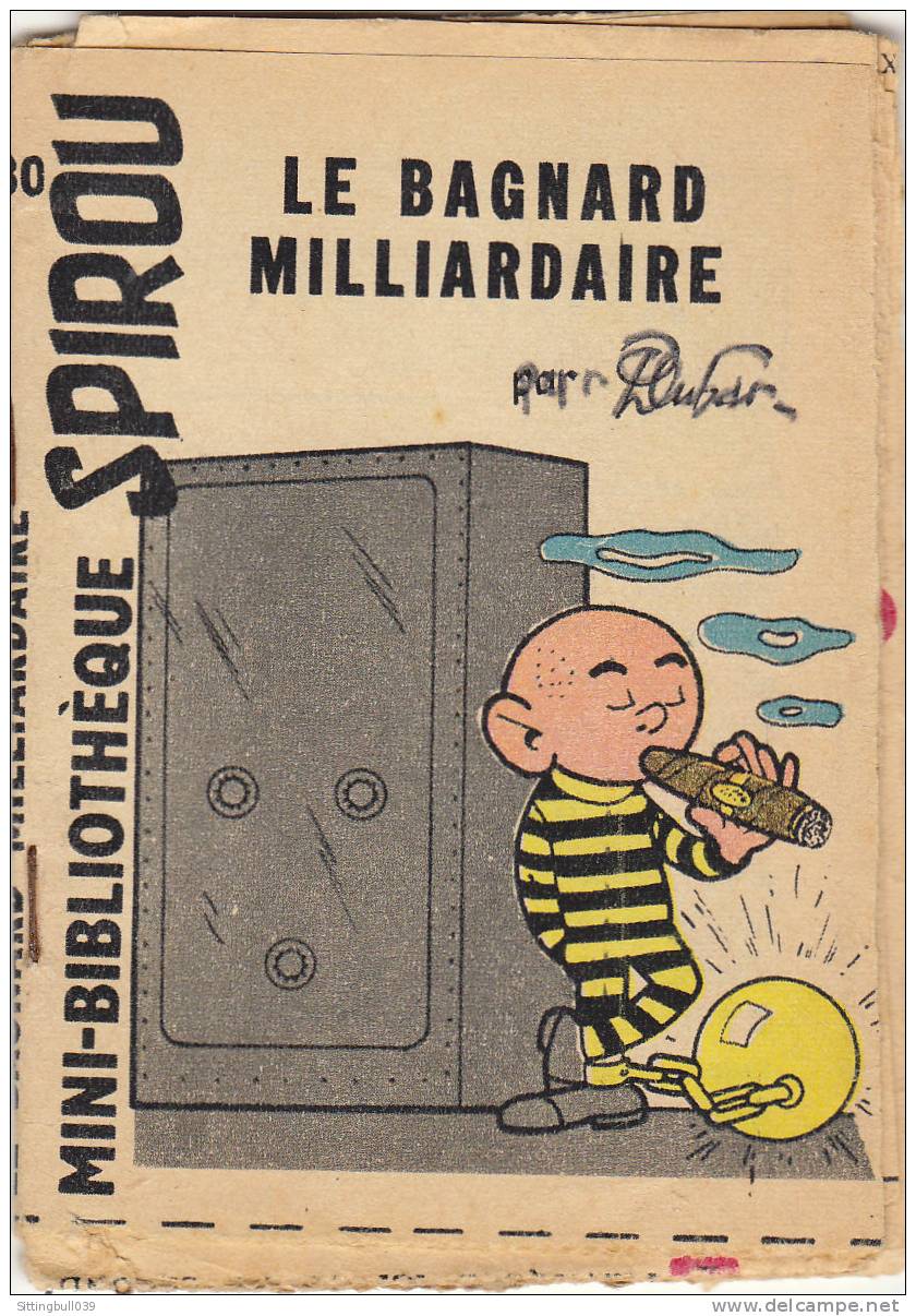 MINI-RECIT De SPIROU. N° 80. Le Bagnard Milliardaire. DUBAR. 1961. Dupuis Marcinelle. - Spirou Magazine