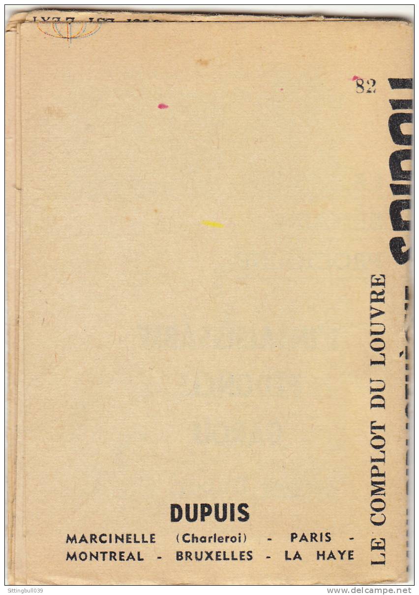 MINI-RECIT De SPIROU. N° 82. ALDEBERT Mousquetaire Junior. Le Complot Du Louvre. CHABERT. 1961. Dupuis Marcinelle. - Spirou Magazine