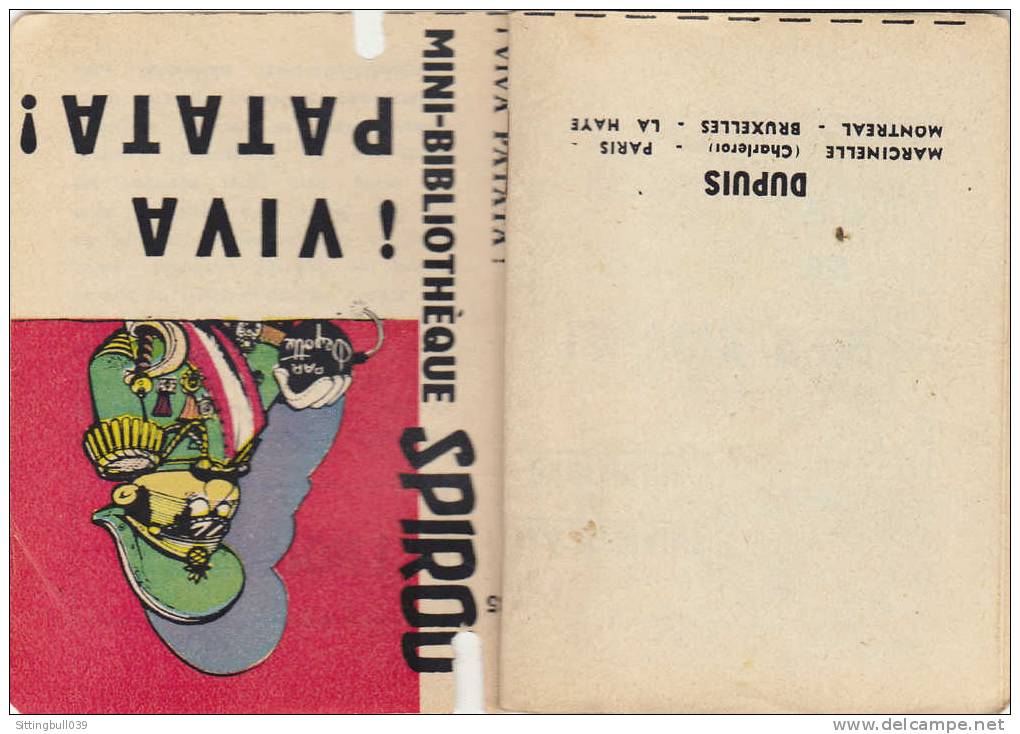 MINI-RECIT De SPIROU. N° 85. VIVA PATATA !. Par DEGOTTE. 1961. Dupuis Marcinelle. - Spirou Magazine