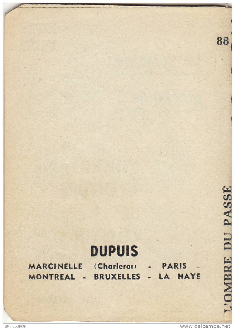 MINI-RECIT De SPIROU. N° 88. L' Ombre Du Passé. DEVOS Et Salvé. 1961. Dupuis Marcinelle. - Spirou Magazine