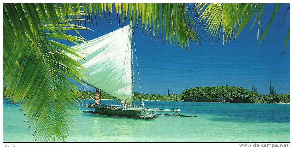 Nouvelle Calédonie - (J) CPM ** Neuve - Editions FOOTPRINT PACIFIQUE Panoramique N° GL22 - Pirogue Ile Des Pins - Neukaledonien