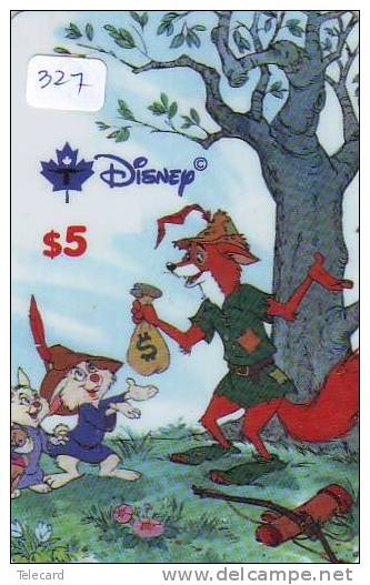 Télécarte  CANADA * DISNEY (327)  Phonecard CANADA * Telefonkarte *  MAPLE LEAF TELECOM * ISSUE 1.000 - Disney