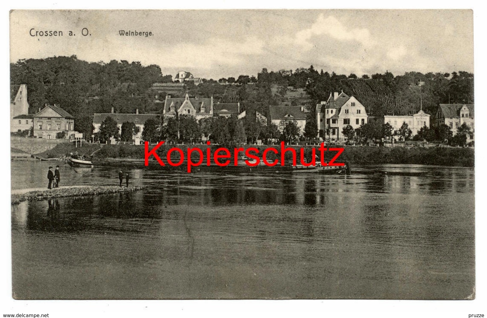 Crossen A.O. 1911, Weinberge - Nach Lößnitz - Neumark
