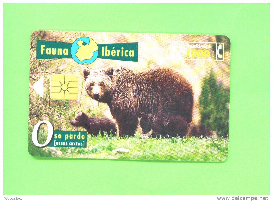 SPAIN - Chip Phonecard/Bear - Emissions Basiques