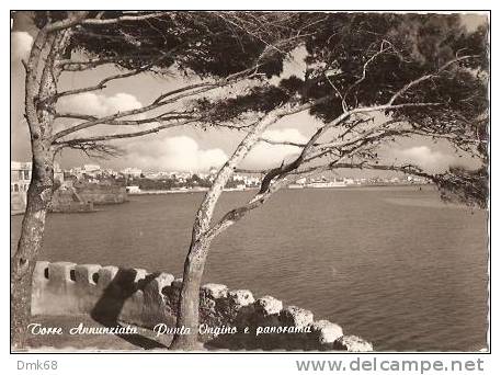 TORRE ANNUNZIATA ( NAPOLI ) PUNTA ONGINO E PANORAMA - 1959 - Torre Annunziata