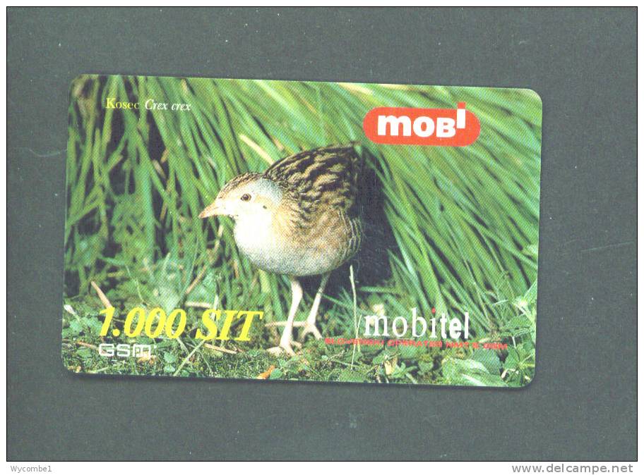 SLOVENIA - Remote Mobitel Phonecard/Bird - Slovenia