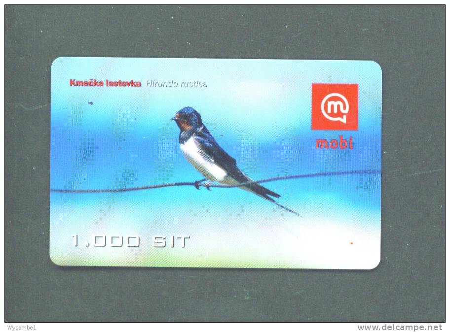 SLOVENIA - Remote Mobitel Phonecard/Bird - Slovénie