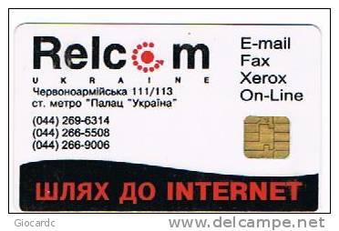 UCRAINA (UKRAINE) - UKRTELECOM CHIP - KIEV  1997 -  RELCOM    840 UNITS      -  (USED)°- RIF.6473 - Oekraïne