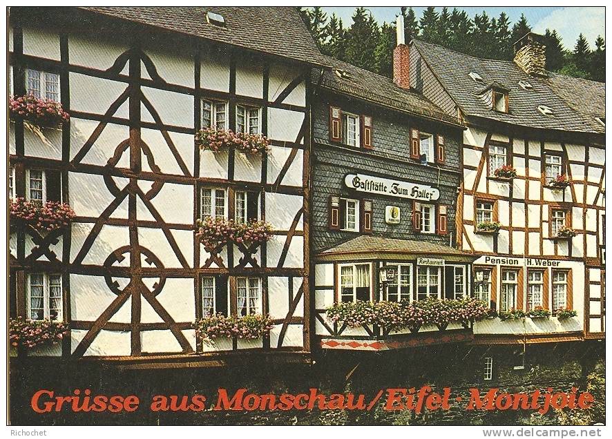Monschau - Eifel - Montjoie - Fachwerkpartie An Der Rur - Monschau